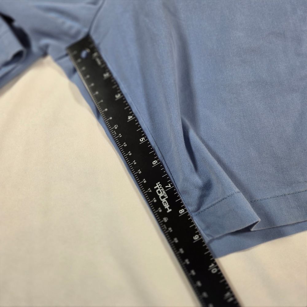 Tommy Bahama Boracay Shorts Mens 32 Light Blue Stretch Chino Flat Front 9 Inseam - Picture 9 of 11